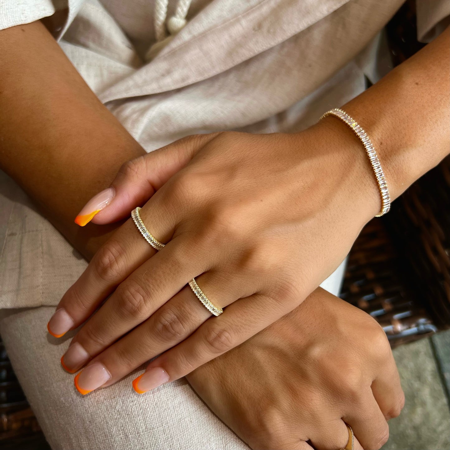 Crystal Ring Gold