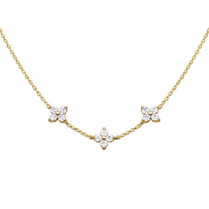 White Flowers Kette