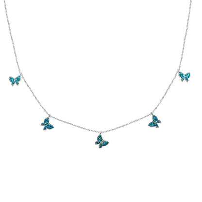 Blue Butterlfy Kette