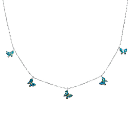 Blue Butterlfy Kette