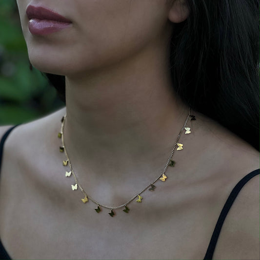 Butterfly Kette Gold